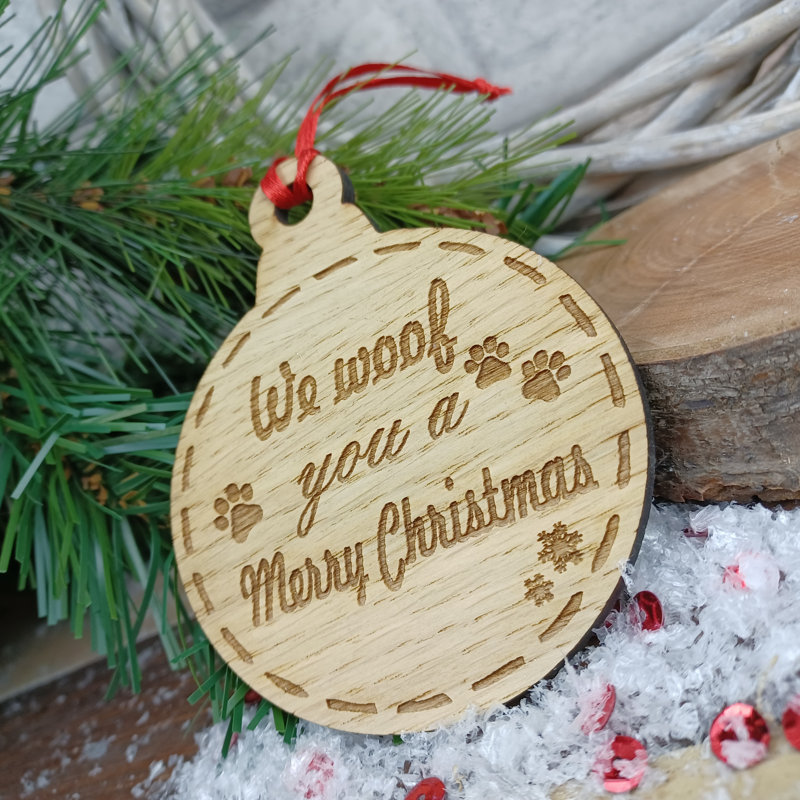 24cm Handmade Wood Hanging Figurine Ornament