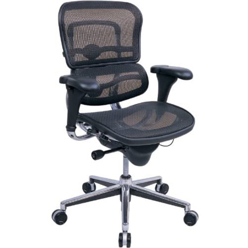 Chaise de bureau réglable, Noir