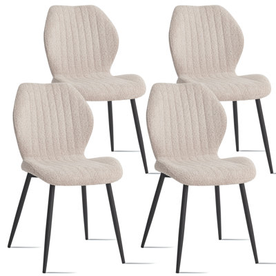Encinitas 127cm H Upholstered Metal Side Chair