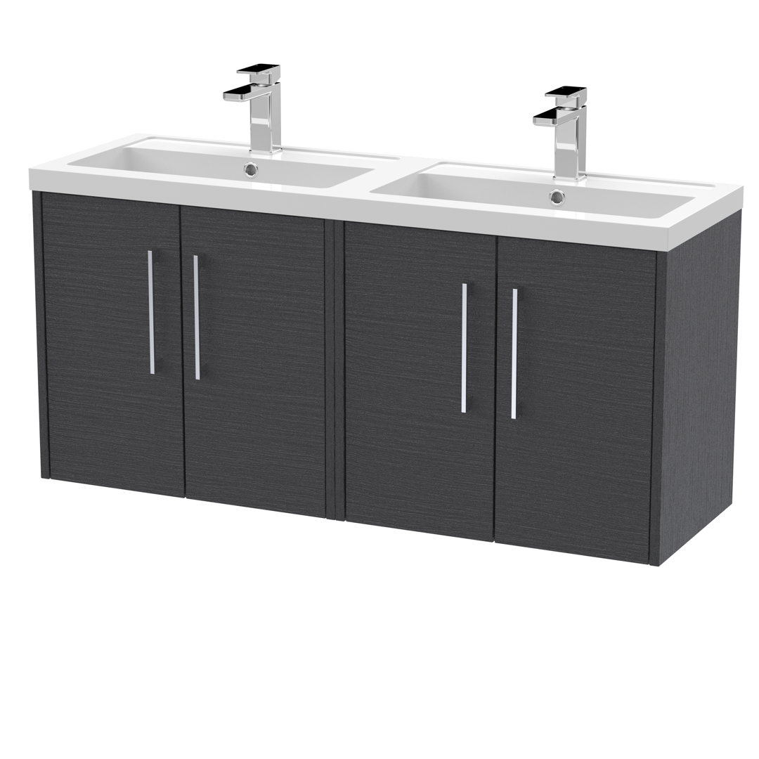Juno 1200mm Wall Hung Double Vanity Unit