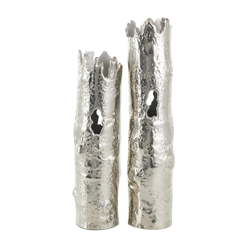 Ensemble de vases décoratifs Otego, Argent