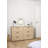  Chesnel 54.61" W 6 Drawer Double Dresser-128788682