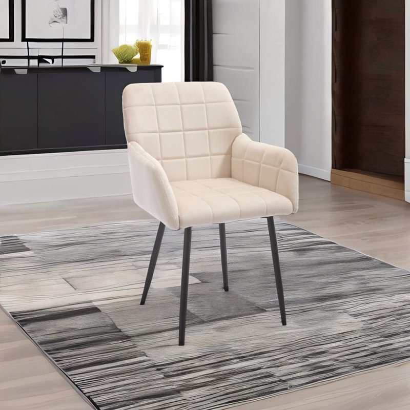 Chaises de salle à manger, 2, Blanc