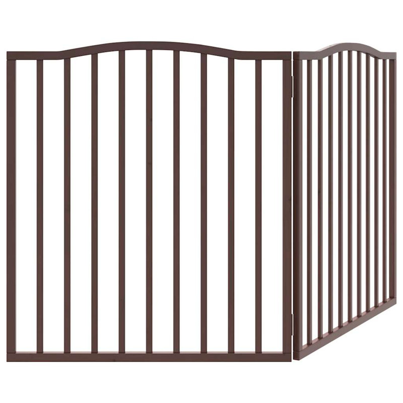 Tetlin Solid Wood Dog House Door, Brown, 90cm H x 160cm W x 2cm D