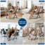 Upholstered Bean Bag Chair With Footstool-386418502