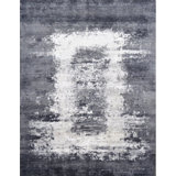 Contemporary One-of-a-Kind Rectangle 9' x 12' Hand Knotted Area Rug