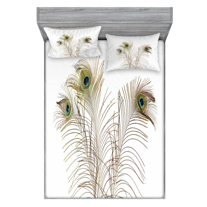 Microfiber Sheet Set, Full Sheet Set with Fitted Sheet