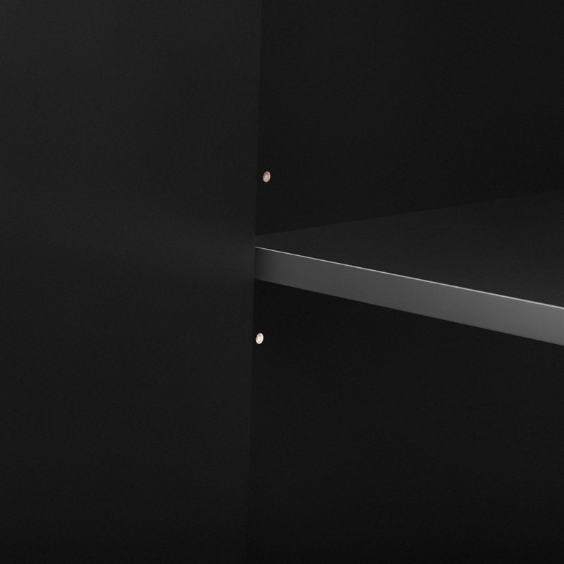 Innovative Sideboard Converts Into A Dining Table And Adjustable Pull-Out Top, Black