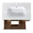 Wall Mounting Bathroom Vanity With Gel Sink-46239010