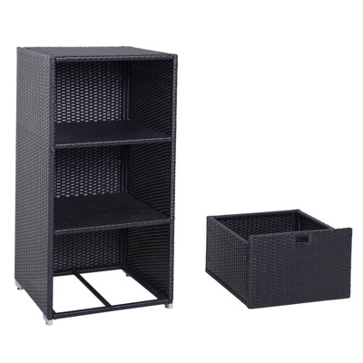 Porte-serviettes de piscine Outsunny Valet