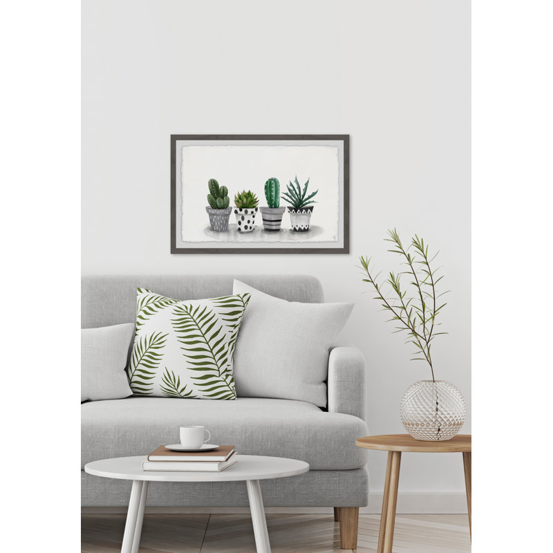 Pretty Pots - Single Picture Frame Painting, 41cm H x 61cm W 