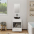 Ensemble de meuble-lavabo simple 24 po avec miroir Andoro