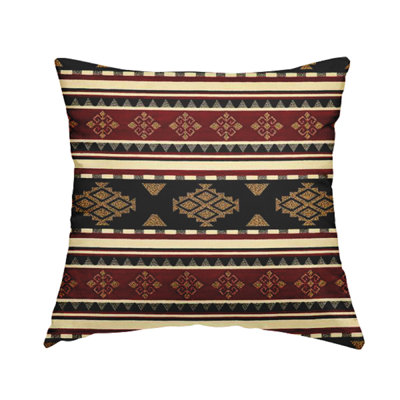 Susana Striped Rectangular Throw Cushion