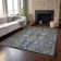 Premium Machine Washable Prisco Navy Rug