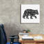  «Forest Family 1» par Laura Marshall, art mural sur toile, 26 po x 26 po