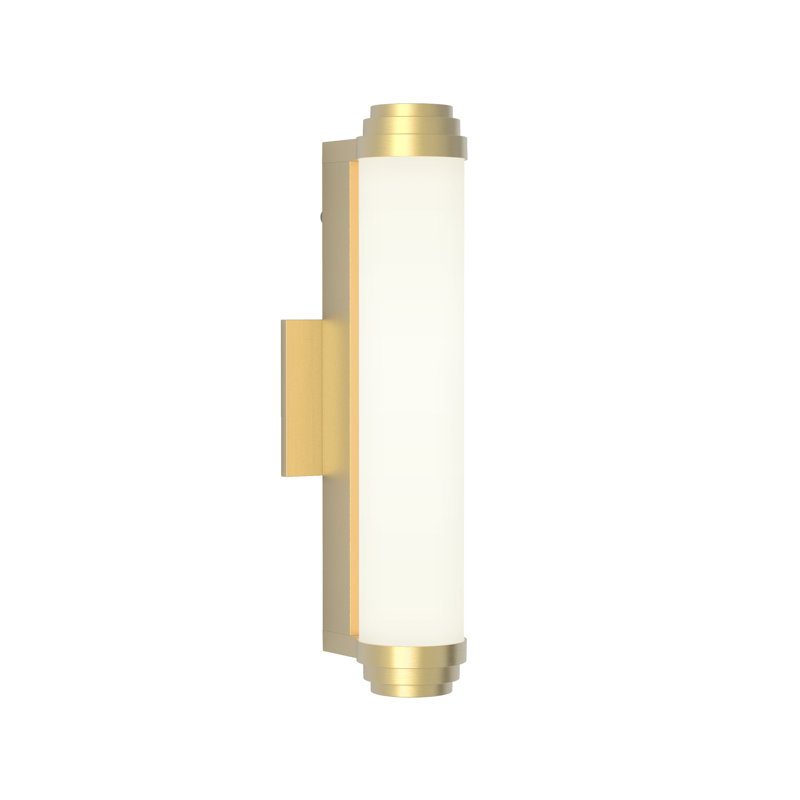 Burlington, 438 Lumens, Matt Gold, 15.75" H x 4.33" W x 4.65" D