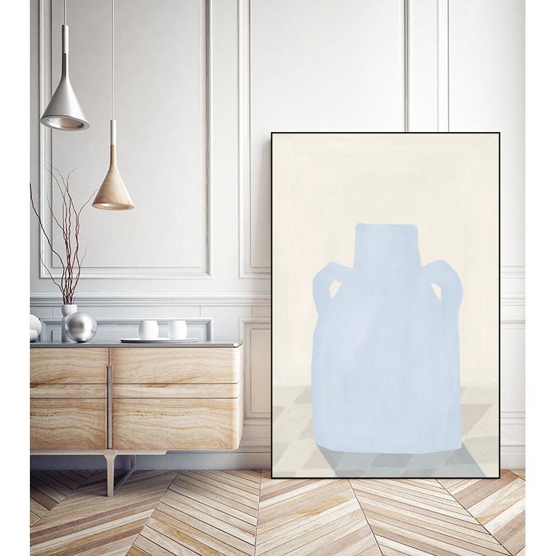 «Vase Bleu», toile encadrée