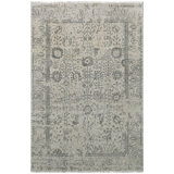 One-of-a-Kind Rectangle 5'11" x 8'11" Area Rug in Silver/Tan/Black