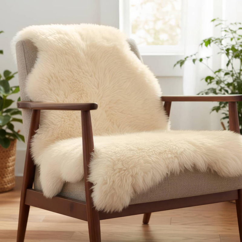 Fraley Sheepskin Indoor Rug, Novelty 2' x 3'