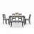 59" Solid Wood Dining Table And Bench Set-734864759-734864758