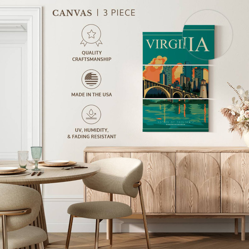 Masam Virginia Tourism Poster, 32" H x 20" W