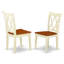 L'ensemble 3 pièces de table et chaises de cuisine contient une table de salle à manger rectangulaire avec rallonge papillon et 2 chaises de salle à manger, babeurre et cerise-240013803