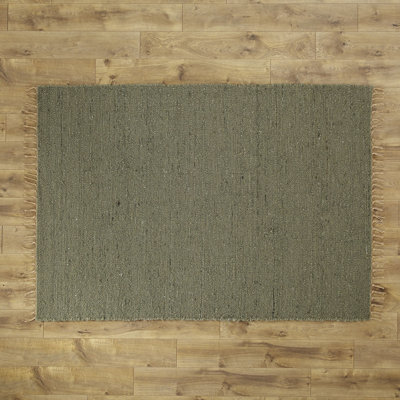 Brogan Hand-Woven Olive Area Rug