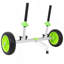 Chariot de kayak assis sur le dessus, chariot de kayak enfichable robuste avec roues en polyuréthane de 10 pouces, largeur réglable