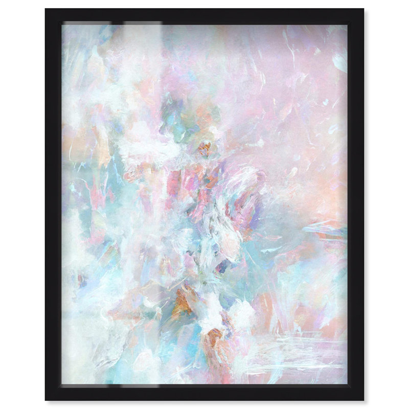 Yuliya - art mural glamour «Tide sein Shadowbox» par Art Remedy, cadre noir, 24 x 30, Cadre noir, H 31 po x l 25 po