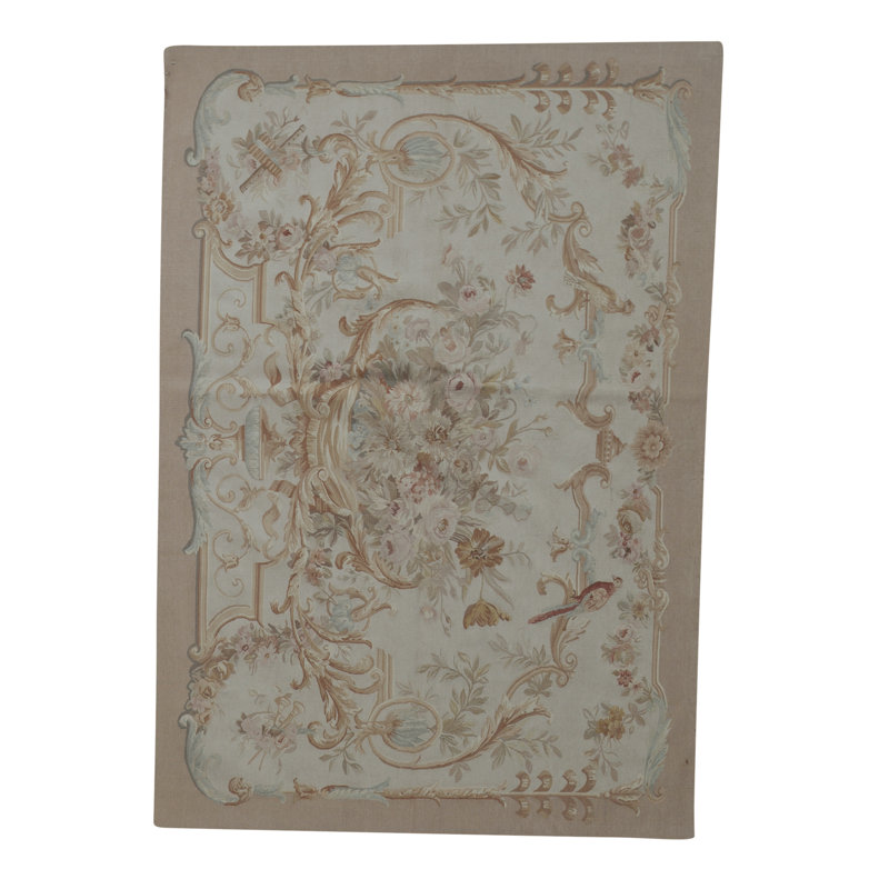 Hand-Knotted High-Quality Green Area Rug