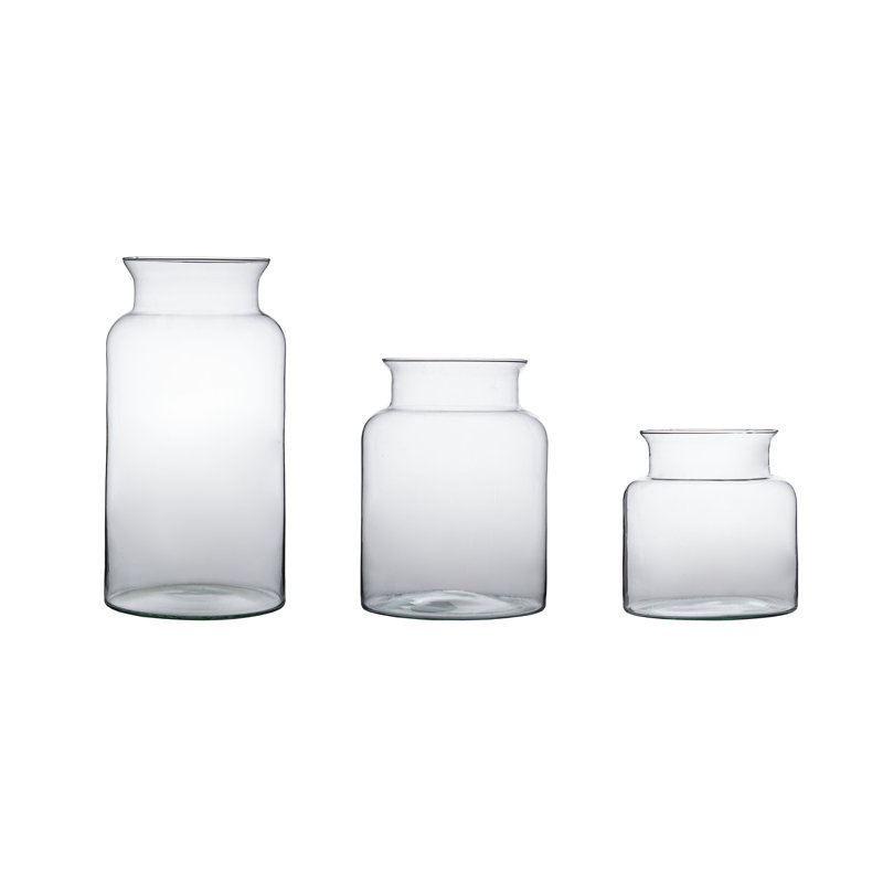 Cathkin Glass Decorative Jar - Set of 3