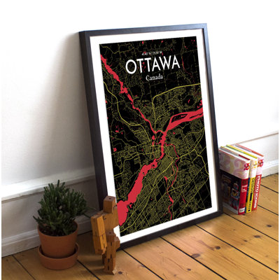 « ottawa city map », impression