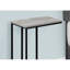 Table moderne pour - stratifié gris et pièce décorative sur le dessus