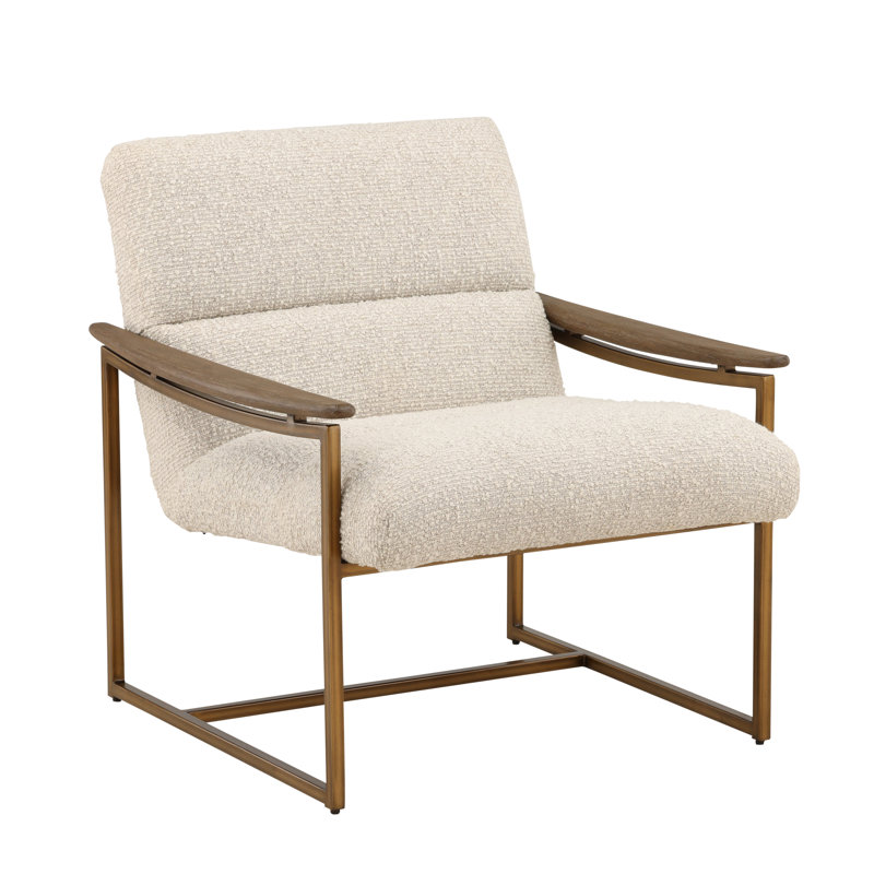 Dovetail Furniture Rue Occasional Chair Cream - Thumbnail 2