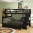 Twin-Over-Full Bunk Bed With Twin Size Trundle-580769762