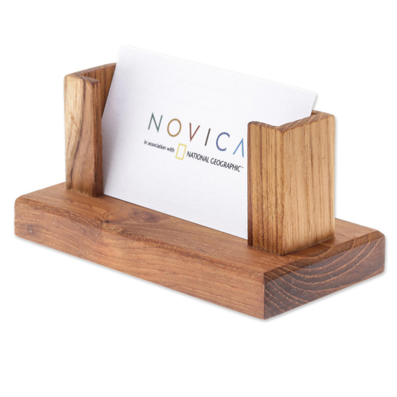 Porte-carte de place Teakwood Simply Business