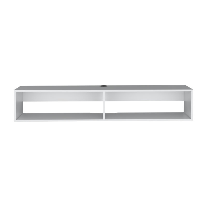 Floating Tv Stand Moore, Living Room, White