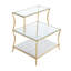 Hirsch Glass End Table