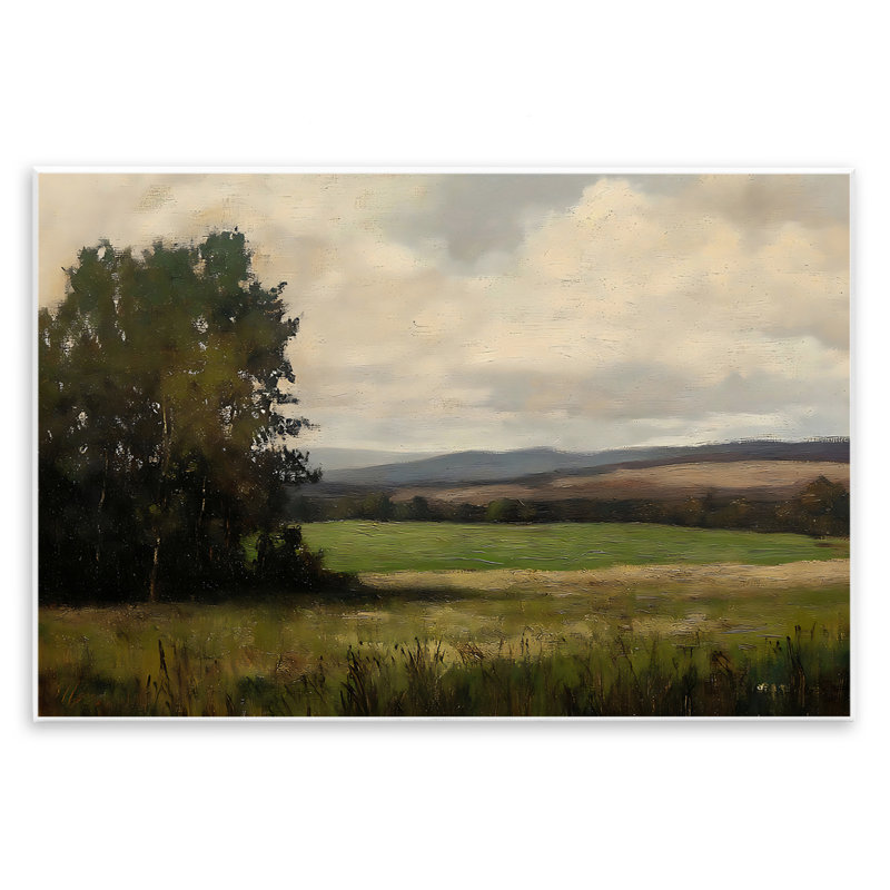 Plaque murale Hills in the Distance, design par Creative Studio, 10 x 15