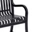 Banc côtelé de qualité supérieure avec dossier Open Air Series