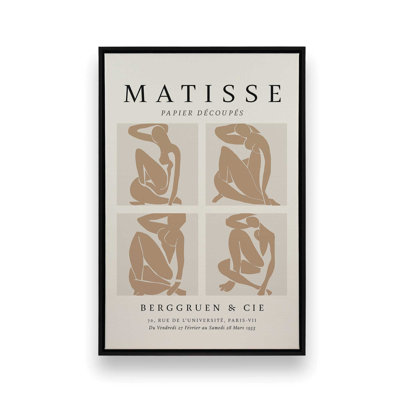 Nus Brun Matisse, affiche d'art