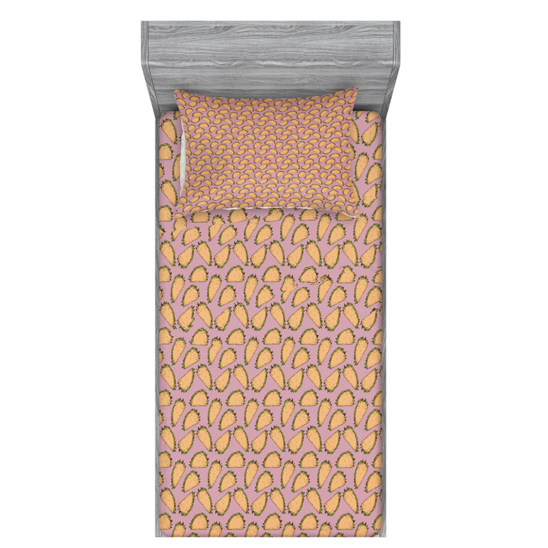 Microfiber Sheet Set, Twin XL Sheet Set with Fitted Sheet