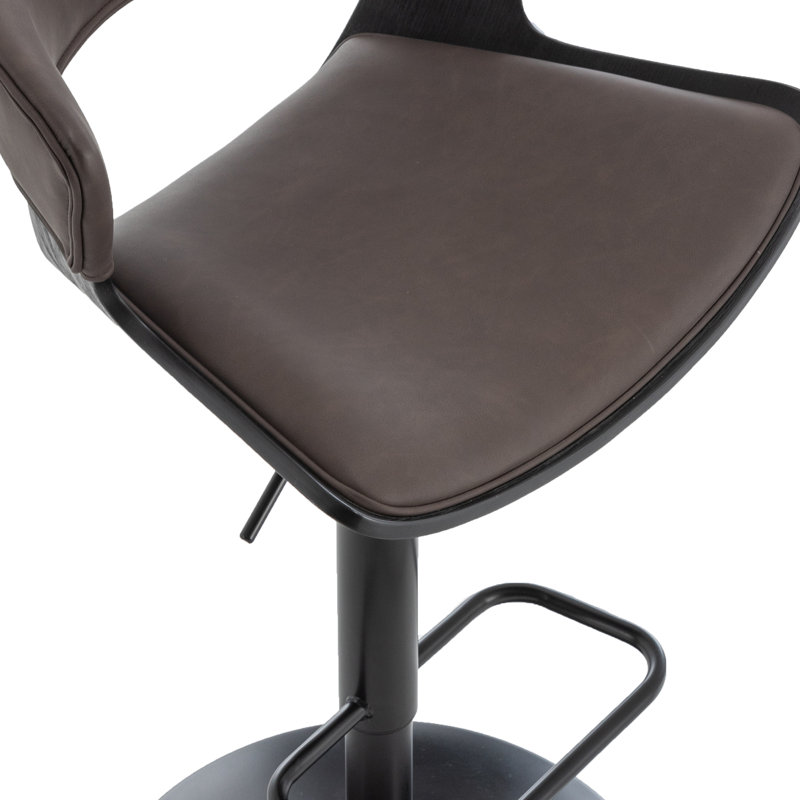 Tabouret de bar Gonvick, Brun