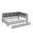 Wooden Daybed With Trundle, Daybed With Storage Shelf And USB Charging Ports-678955410-678955415