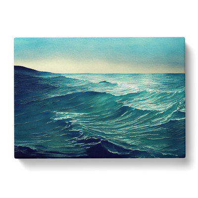 Watercolour Ocean Vol.1 - Wrapped Canvas Painting