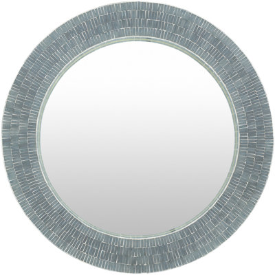Annica Wood Flat Wall Mirror