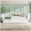 Grand lit plateforme avec tiroirs de rangement, structure en métal, sécurité améliorée, conception à profil bas pour chambres à coucher modernes-549296936-549296943