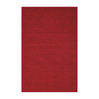 Tapis de zone rouge contemporaine