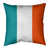 Turquoise / blanc / orange