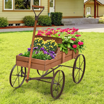 Addix Wood Plant Pot
